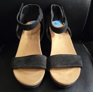 Lucky Brand Kanoa Black Wedges